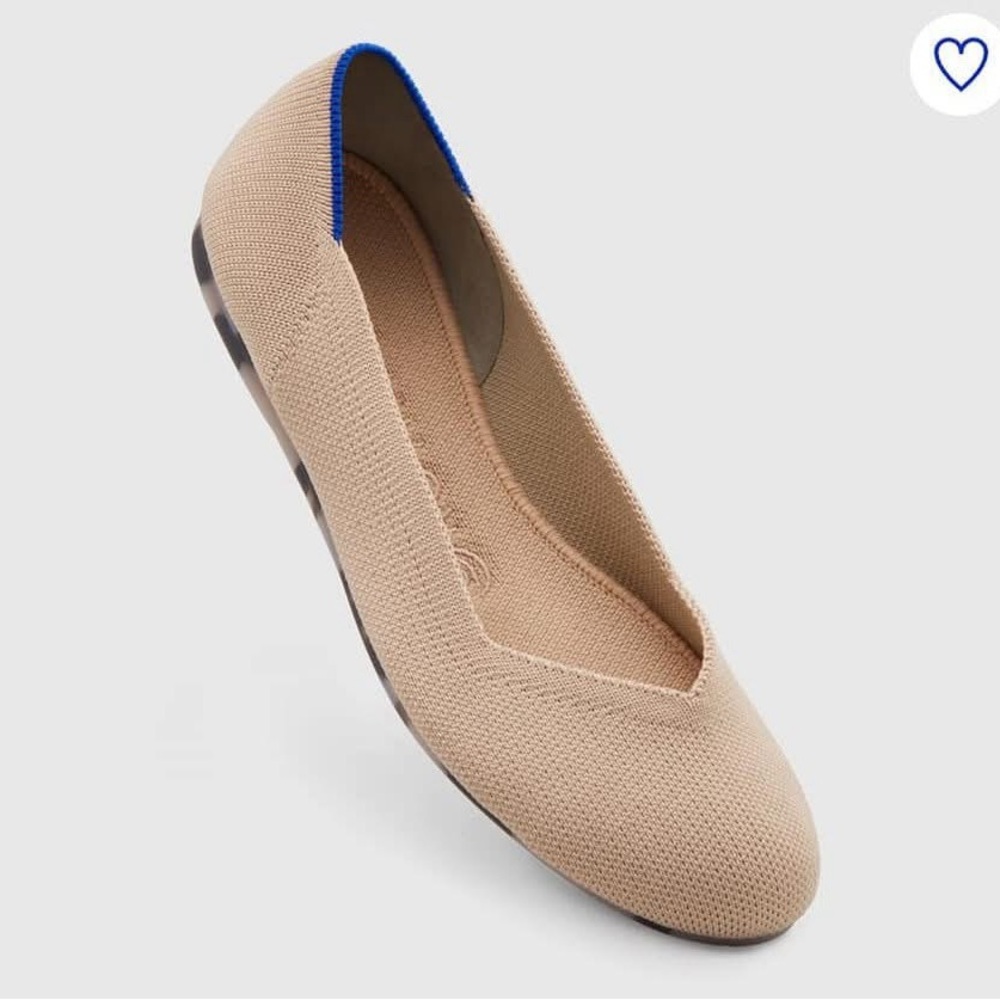 Rothy's ecru flats size 7 women’s casual slip on